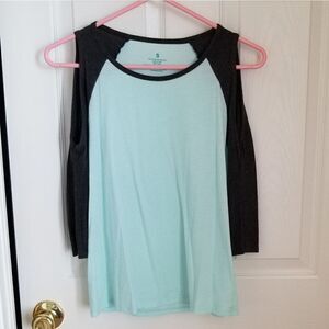Cold Shoulder Half Sleeve T-Shirt